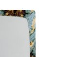 thumbnail image 2 of Ambesonne Ethnic Fitted Sheet, Tie Dye Effect Batik, Full Size, Brown Blue, 2 of 2