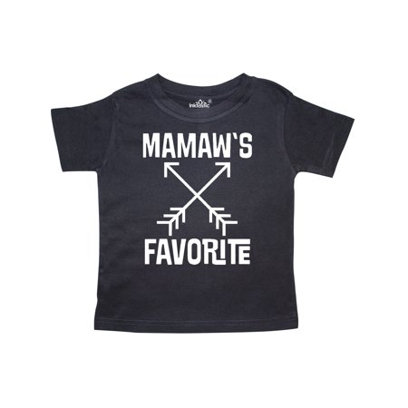 

Inktastic Mamaw s Favorite Grandson Childs Gift Gift Toddler Boy or Toddler Girl T-Shirt