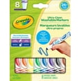 thumbnail image 1 of Crayola Ultra-Clean Washable Gumball Tip Markers, 8 Count, 1 of 3