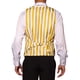 thumbnail image 3 of Chaleco de Negocios INSPIRE CHIC para Hombre, Corte Slim Fit, Sin Mangas, Estampado a Rayas, Talla XL, Amarillo, 3 of 5
