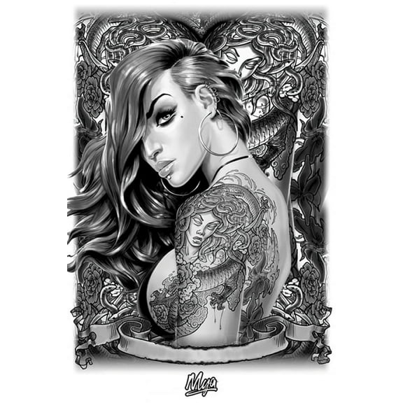 Mya - Tattoo Poster (24 x 36)