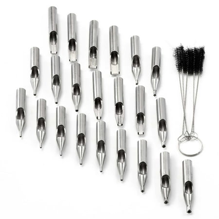 Ace Needles 22 Assorted Stainless Steel Tattoo Tips