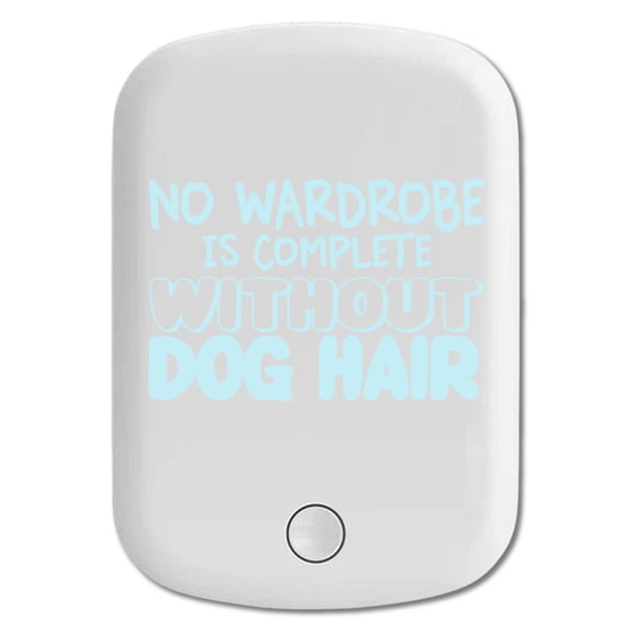 DistinctInk Magnetic Battery Pack, 5000 mAh Wireless Portable Charger with USB-C Cable, Compatible with MagSafe iPhone 14 / 13 / 12 Series - No Wardrobe is Complete Without Dog Hair