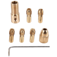 thumbnail image 4 of 8-Piece 0.5-3mm Drill Chuck Collets Set of Quick for Mini Tools, 4 of 8