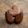 thumbnail image 6 of SIEYIO Travel for Case Portable Storage Jewelers for Case Heart Box Walnut Holder for W, 6 of 9