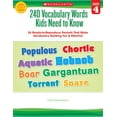 thumbnail image 2 of Pre-Owned 240 Vocabulary Words Kids Need to Know: Grade 4 (Paperback) 0545468647 9780545468640, 2 of 2