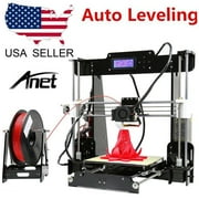 ANET A6 LCD Monitor Screen 3D Printer Large Printing Area 210*210*240MM Precision Printing US Plug Black