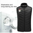 thumbnail image 4 of Pounoo Heated Vest for Man and Women Lightweight Warm Waistcoat 3 Heat Settings USB Electric Warm Winter Coats Lightweight Heated Jackets Gift, 4 of 9