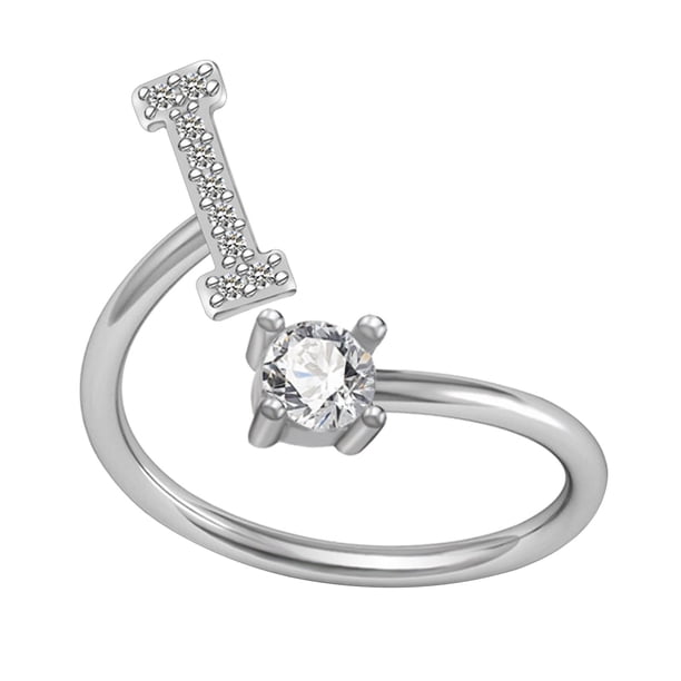 Xihbxyly Collar con El Alfabeto de Moda, Elegante Colgante de Letras de Cobre con Incrustaciones de Diamantes de Imitación, Accesorio Ajustable, Regalo de Boda, Ideal para Mamás, Novias y Amigas.