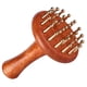 thumbnail image 5 of Peine de masaje de madera portátil, ligero y multifuncional, con cabezal de cobre para masajear todo el cuerpo, cintura, hombros y espalda., 5 of 9