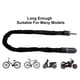 thumbnail image 4 of Candado con contraseña de cadena de seguridad larga para bicicleta, candado antirrobo de acero para motocicleta, accesorios para bicicleta eléctrica, 4 of 5