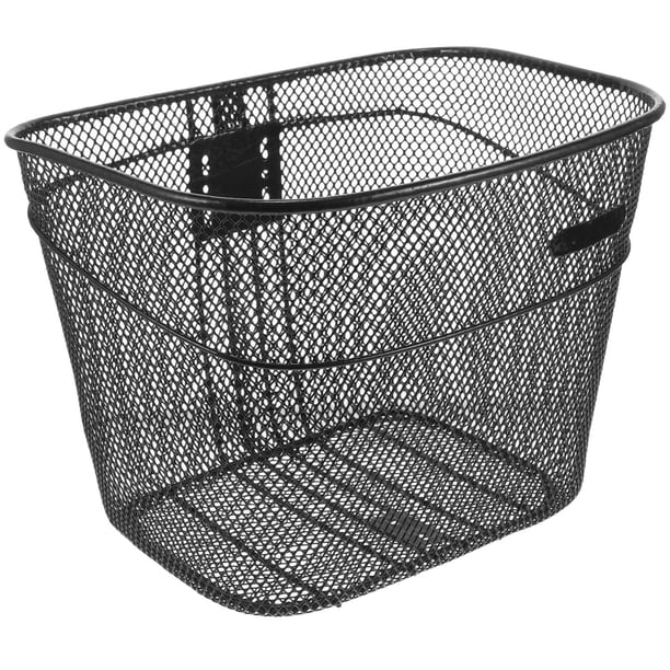 unbranded Canasta Metálica Para Multiusos De Color Negro Para Almacenamiento