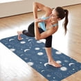 thumbnail image 6 of Blue Sun Moon Cloud Planet Eye Star Pattern Hot Yoga Mat Towel Non Slip for Hot Yoga - Quick-Drying Yoga Mat Cover with 4 Corner Pockets with Travel Bag - Hot Yoga Towel Non Slip 70"x26", 6 of 6