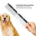 thumbnail image 3 of Pet Hair Trimmer Comb, Non-Slip Pet Comb, Comfortable Double Comb Tooth Anti-Static Stainless Steel Cat For Dog Pets, 3 of 8