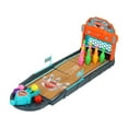 thumbnail image 4 of Juego de bolos de mesa, divertido y portátil, pequeña bolera, Arcade, juguetes de bolos de escritorio, juego de escritorio para adolescentes, adultos, Verde, 4 of 8