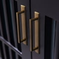 thumbnail image 4 of Goo-Ki 5'' Hole Center Antique Brass Cabinet Pulls with Backplate, Vintage Drawer Handles Closet Classic Retro Kitchen Hardware for Bedroom, 2 Pack, 4 of 7