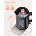 thumbnail image 4 of Hervidor eléctrico Offacy con interior de vidrio de doble pared, 1,5 L, 1200 W, 4 of 5