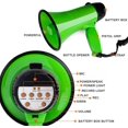 thumbnail image 5 of Portable Amplifier 25W Power Speaker Handheld Microphone Horn (rose Red), 5 of 5