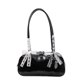 thumbnail image 5 of Bolso de mano tipo baguette para mujer, versátil, sencillo y elegante, con textura de alta calidad y estilo nicho francés, con lazo de seda y bufanda, para debajo del brazo., 5 of 5