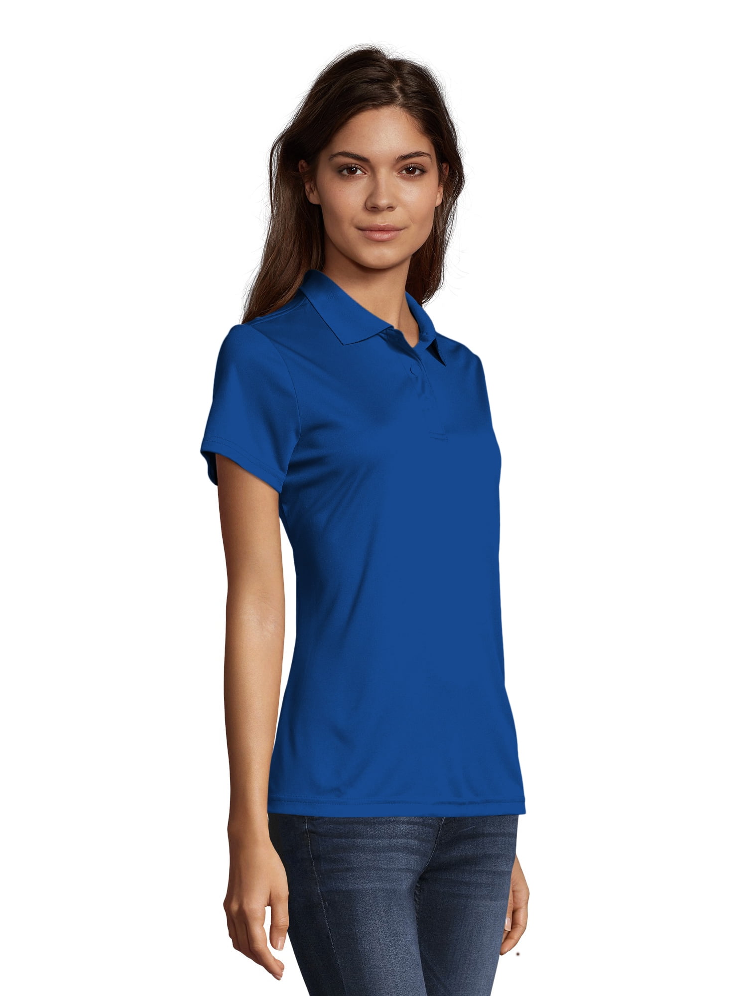 Hanes women's top polo shirts