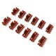 thumbnail image 1 of Mini pinzas para el pelo, pinzas pequeñas, accesorios para mujeres y niñas (paquete de 12) café, 1 of 9