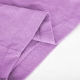 thumbnail image 5 of Tmtolofot Womens Loose Fit Shorts Front Tie Lightweight Quick Dry With Pocket Short Plain Color Tummy Control Casual Shorts For Sporty Gym Yoga,1_Purple,Small, 5 of 7