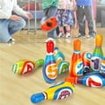 thumbnail image 3 of 8 pcs PU Bowling Pins Number Bowling Pins Kids Educational Toy Fun Family Game, 3 of 9