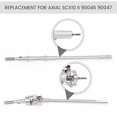 thumbnail image 3 of TFixol Replacement for AXIAL SCX10 II 90046 90047 Stainless Steel Front Rear Drive Shaft, 3 of 7