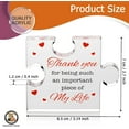 thumbnail image 3 of Thank You Gifts - Engraved Acrylic Block Puzzle Thank You Present for Women, Men - Gifts for Friends, Coworkers - Heartwarming Therapist, Nurse Teacher Presents, 3 of 7