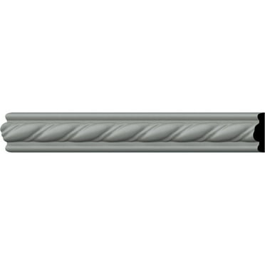 1 1/8"H x 3/8"P x 94 1/2"L Crendon Roped Panel Moulding