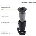 thumbnail image 2 of Reusable Coffee Filter Compatible With Keurig My K-cup 1.0&2.0 All Keurig Home Coffee Makers (black, 2pcs/pack), 2 of 3