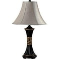 thumbnail image 2 of ORE International 8173 Metal And Polyresin Table Lamp With Floral Decoration, 2 of 2