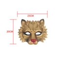 thumbnail image 4 of Accesorio decorativo Sunnimix Casco de león para disfraces de Halloween Dorado, 4 of 8