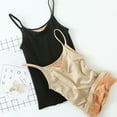 thumbnail image 2 of Fengactive Women's Thermal Tank Top Thick Warm Plush Lined Spaghetti Straps Camisole Shirts Winter Underwear Vest, 2 of 5