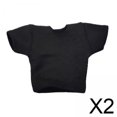 thumbnail image 1 of Mini manga corta,1/18 muñeca Hip Hop camiseta suelta mangas cortas,1/18 figura a escala ropa de muñeca para masculino,figura de muñeca en miniatura 3,75 pulgadas personas,1/18 figura, 1 of 10