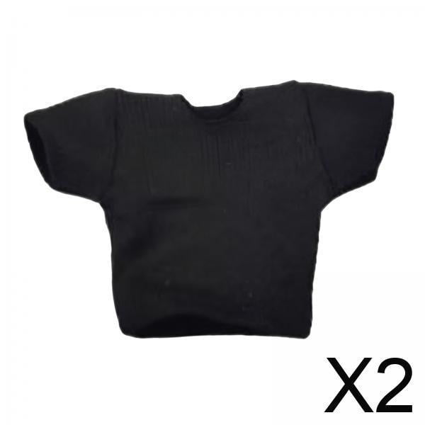 Mini manga corta,1/18 muñeca Hip Hop camiseta suelta mangas cortas,1/18 figura a escala ropa de muñeca para masculino,figura de muñeca en miniatura 3,75 pulgadas personas,1/18 figura