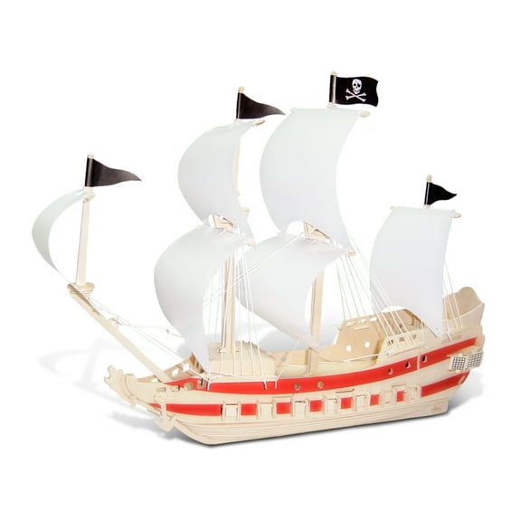 Puzzled - Pirate Ship - 3D Jigsaw Puzzle - 139 Pieces