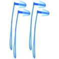 thumbnail image 1 of 2 pares de tapones para los oídos de natación de silicona Tapones auditivos ergonómicos sumergibles bajo el agua con cuerda colgante para adultos Niños (azul), 1 of 6