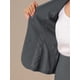 thumbnail image 5 of Conjunto de traje de negocios de 2 piezas para mujer INSPIRE CHIC, chaqueta de blazer de manga corta y falda lápiz M gris oscuro, 5 of 6