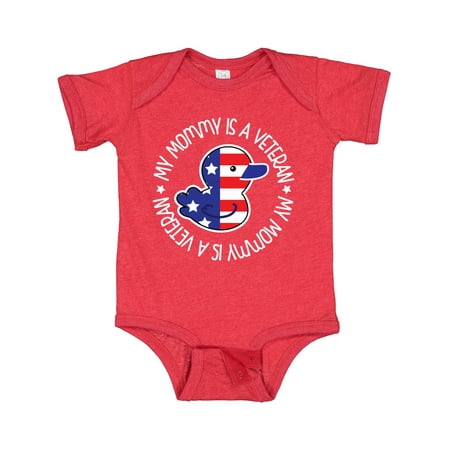 

Inktastic My Mommy is a Veteran Gift Baby Boy or Baby Girl Bodysuit