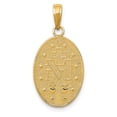 thumbnail image 3 of 14K Yellow Gold Miraculous Medal Pendant Charm, 3 of 4