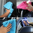 thumbnail image 4 of 6 Pack Microfiber Cleaning Towels, Multipurpose Absorbent Cloths for Kitchen, Car, Windows, and Housekeeping, 11.8x11.8 Inch, Lint-Free & Streak-Free Reusable Cleaning Rags, 4 of 9
