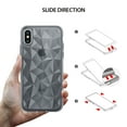 thumbnail image 2 of Ringke Air Prism Case Compatible with iPhone X, 3D Geometric Design Slim TPU Cover - Smoke Black, 2 of 9