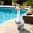 thumbnail image 6 of Ccwuwei Summer Porch Goose Clothes, Waterproof Polyester Fabric, Porch Goose Clothes, Porch Sculpture Clothes for 23-24 inch Geese, Cute Holiday Costume Attire, Versatile Yard Ornament for Summer, 6 of 7