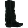 thumbnail image 2 of I LOVE KIDS AVA-18K Children's 3-Layers Fringe Moccasin Style Mid-calf Boots, 2 of 4