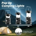 thumbnail image 5 of 4-Pack Collapsible Solar Camping Lanterns - USB Rechargeable LED Flashlights for Emergency Power Outages, Hurricane Supplies & Outdoor Adventures (Waterproof, 360° Light, Portable Survival Kit)", 5 of 8