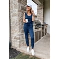 thumbnail image 2 of Conjunto Deportivo de Mujer PRETTYGARDEN Top sin Mangas y Pantalón Azul Talla M, 2 of 5