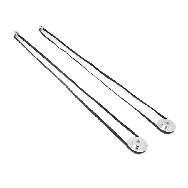 Kit de Poulie de Distribution, Poulie de Distribution avec Courroie en Alliage d'Aluminium en Caoutchouc Installation Facile Précise Rapport de Transmission Constante de 60 et 20 Dents 2Pcs pour Presse-Foret 60 Dents 8mm 20 Dents