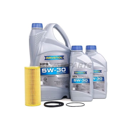 BLAU J1A5083-B Motor Oil Change Kit - Compatible with 2008-10 Audi A5 w/ 6 Cylinder 3.2L Engine - 5w30