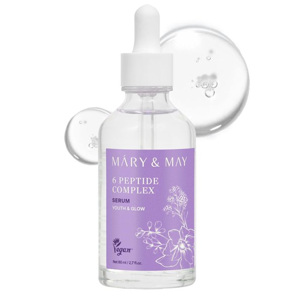 Serum Mary&May 6, complejo peptídico antienvejecimiento, 80 ml